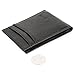 Artmi Mens Slim Bifold Wallet RFID Blocking Card Holder with Money Clip Front Pocket Minimalist Card Case, Black