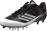 IMAGE OF adidas Men's Scorch X SuperFly Low Football Cleat,Black/White/Metallic Silver,9 M US