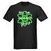 No, he doesn't glow-Nuke bla Dark T-Shirt by CafePress