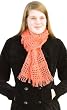 Handmade Crocheted Masterpiece Mohair Scarf - Watermelon in Winter (100% Crocheted By Hand)