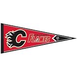 CALGARY FLAMES OFFICIAL LOGO FULL SIZE FELT PENNANT