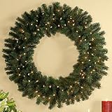 36-Inch Blue Spruce Pre-lit Wreath