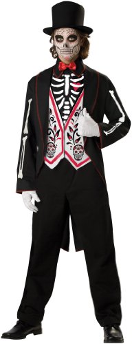Skeleton Groom Adult Costume Size X-Large