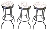 Review The Furniture Cove  / 3 Black Vinyl Specialty Barstools Set