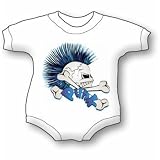 Punk Skull Baby Ultrasoft Onesie