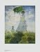 Lady with Parasol Styles Art Poster Print by Claude Monet, 28x36