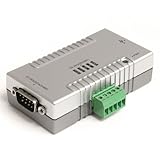 StarTech.com 2 Port USB to RS232 RS422 RS485 Serial Adapter with COM Retention ICUSB2324852 (Grey)