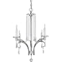 Quoizel RAK5004IS Annika 29-1/2-Inch Chandelier with 4-Lights, Imperial Silver