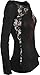 Spiral - Womens - WHITE ROSE - Lace One Shoulder Top Black