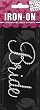 Rhinestone Iron-Ons Large-Bride