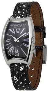 Bedat Women's BDT394.010.303 Number Three Black Dial Watch from Bedat & Co