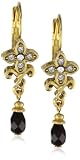 Antiquities Couture Antique Swarovski Crystal & Gold-Tone Earrings
