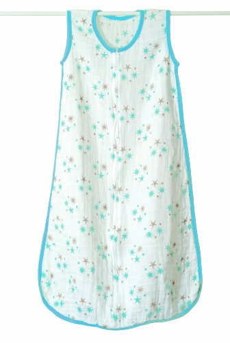 aden + anais エイデンアンドアネイ モスリンコットンスリーパー star bright sleeping bag medium