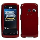 Solid Red Phone Protector Cover for LG LN510 (Rumor Touch), LG UN510 (Bante ....