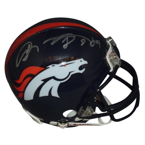Shannon Sharpe Autographed Denver Broncos Mini Helmet