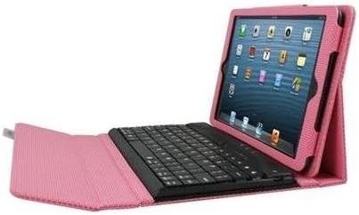rta 2c-mtck04-pnk ipad mini case with detachable bluetooth keyboard pink