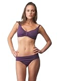 SHIRRED OVER-SHOULDER BIKINI TOP