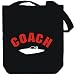Powerboating COACH Black Canvas Tote Bag Unisex