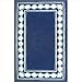 American Home Rug Co. AT038NY Beach Rug Navy Shell Border Rug