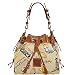 Dooney Bourk Texas "Boot" Western Drawstring Bag Tote Tan
