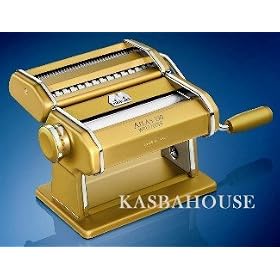 Atlas Pasta Machine - Designer Deluxe - Gold - Made in Italy by Atlas