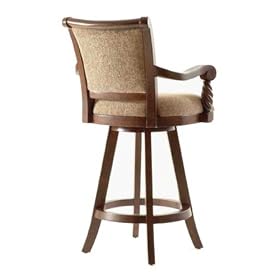 Click here to buy Tuscan Bar Stool 46hx24.75w Dark Mahogany by Home Decorators Collection.