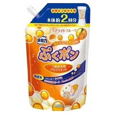 消臭力 ぷくポン アロマリキッド ブライトフルーツ つめかえ用 290ml