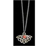 Jewelled Celtic Knot English Pewter Necklace