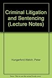 Criminal litigation & sentencing