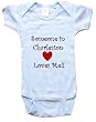 SOMEONE IN CHARLESTON LOVES ME - CHARLESTON BABY - City Series - White, Blue or Pink Onesie / Baby T-shirt