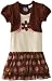 So La Vita Baby-girls Infant Flower and Dots with Hot Fixed Stones Dress