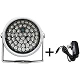 Univivi U48R 48- LEDs WideAngle IR Illuminator for night vision with 12V DC Power Adapter