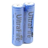 2 X Ultrafire 18650 2400mah 3.7v Rechargeable Batteries