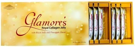 Glamore's Royal Collagen Jelly with Royal Jelly and Pineapple Flavor - 30 X 20 g Sachet Net. 600g