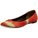 Reed Evins Womens Tie Dye Suede Ballet Flat