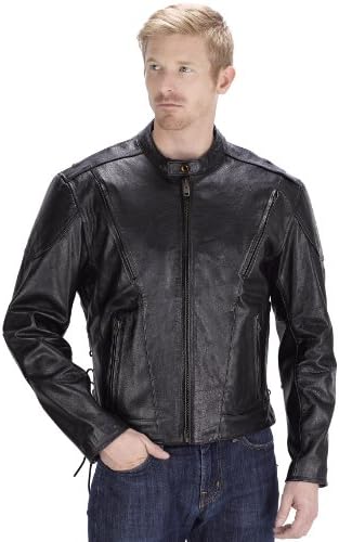 Viking Cycle Warrior Leather Motorcycle Jacket (3XL)