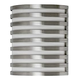 American Fluorescent BBW113SAEC Bilbao Outdoor Sconce, Smooth White Acrylic Diffuser with... by American Fluorescent