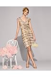 Spiegel Spiegel Tiered Floral Print Chiffon Dress