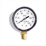 0-100 PSI, 0.13 Bottom Pressure Gauge