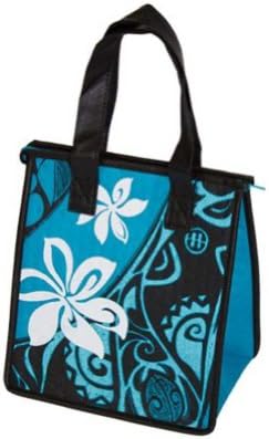 Tropical Paper Garden Hookipa Turq/Black Bag