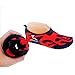 Cevinee Slip-on Water Shoes, Anti-Slip Athletic Aqua Socks, for Outdoor Pool Beach Swim Exercise Workout - Black Fire XXL