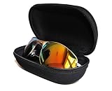 Xsportz Gift Set Aviator Mirror Lens Sunglasses with Zip Case, Hangers, & Cleaner Bag by 