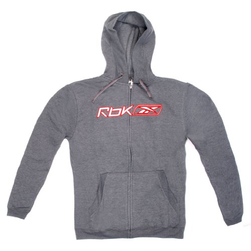 Reebok Herren SWEATJACKE Zip Thru Hooded, graumeliert, M Preisvergleich