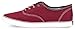 Hipster Old Skool Skate Shoe Casual Lace up Low Top Sneaker Burgandy