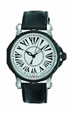 Gio Monaco Men's 672-A Hypnos Automatic Silver Dial Alligator Leather Watch