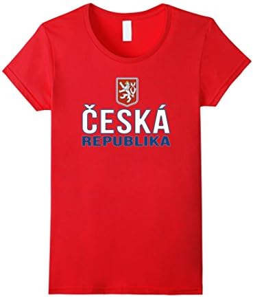 Women's CZECH REPUBLIC T-shirt 2016 National Tee Men Women Kids Medium Red