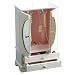Mele White Jewelry Box- Dual Necklace Storage