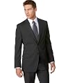 DKNY Suit, Charcoal Solid Slim Fit Charcoal 42R