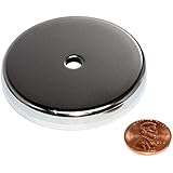 1 ct CMS Magnetics&reg; 80 LB Holding Power Round Base Magnet RB70 2.65" Cup Magnet