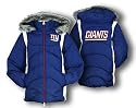 New York Giants NFL Women's Winter Parka, Coat, Blue and White